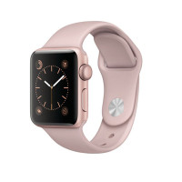 Ремешок для Apple Watch Series + бампер 38 mm Pink sand