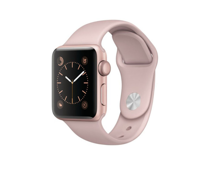 Ремешок для Apple Watch Series + бампер 38 mm Pink sand