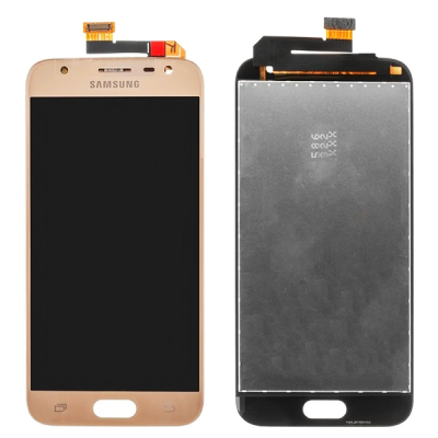 Дисплей с сенсорным экраном (модуль) Samsung J330 Galaxy J3 (2017), с регулировкой яркости, золотой