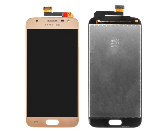 Дисплей з сенсорним екраном (модуль) Samsung J330 Galaxy J3 (2017), з регулюванням яскравості, золотий