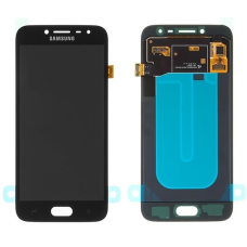 Дисплей з сенсорним екраном (модуль) Samsung J250, Galaxy J2 (2018), чорний, OLED