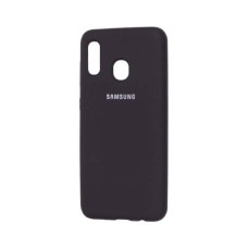 Чехол-силикон оригинал Soft Matte Samsung A205 A20 / A305 A30 Black
