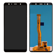 Дисплей з сенсорним екраном (модуль) Samsung A750, Galaxy A7 (2018), чорний, копія