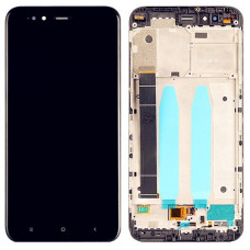Дисплей з сенсорним екраном (модуль) Xiaomi Mi 5X, Mi A1, з рамкою, чорний