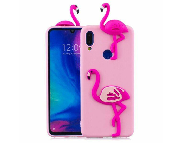 Чехол-силикон Aquarium Xiaomi Redmi 7 Flamingo summer