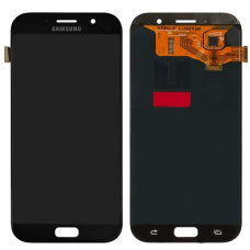 Дисплей з сенсорним екраном (модуль) Samsung A720 Galaxy A7 (2017), золотий, OLED