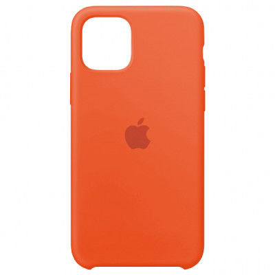 Чохол-силікон оригінал Soft Matte iPhone 11 Pro Max Orange