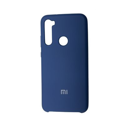 Чехол-силикон оригинал 99% Soft Matte Xiaomi Redmi Note 8 Blue