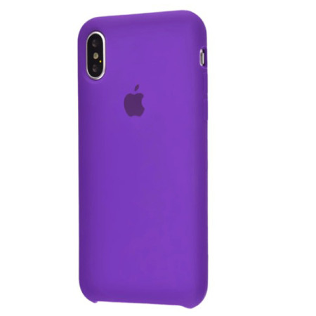 Чехол-силикон оригинал Soft Matte iPhone XS Max Eggplant