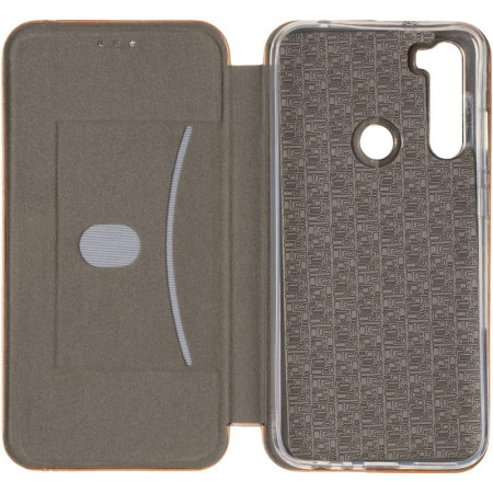 Чехол-книга Leather Gelius Xiaomi Redmi Note 8 Gold