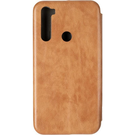 Чехол-книга Leather Gelius Xiaomi Redmi Note 8 Gold