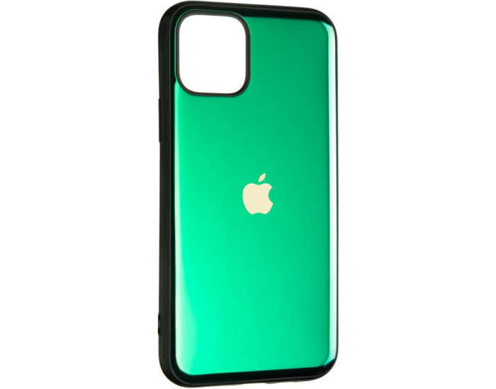 Чехол-силикон Gelius Metal Glass Case iPhone 11 Pro Green