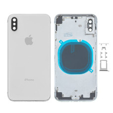 Корпус для iPhone X, с держателем SIM карты, с боковыми кнопками,  белый