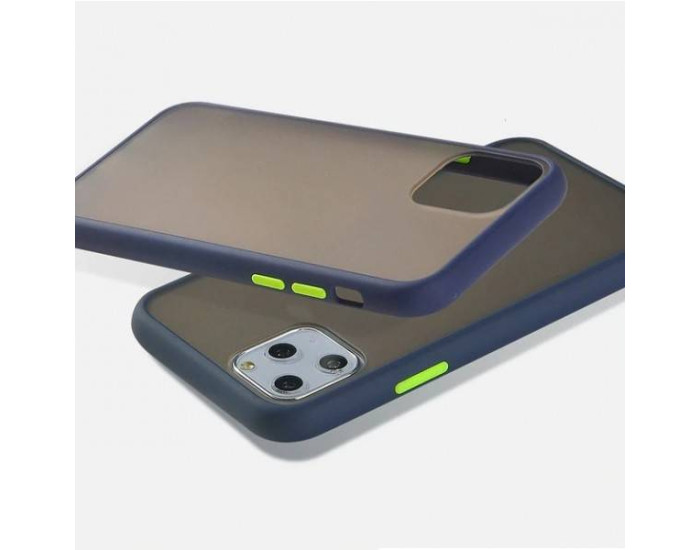 Чехол-силикон Gingle Clear Case iPhone 11 Pro Max Blue/Yellow