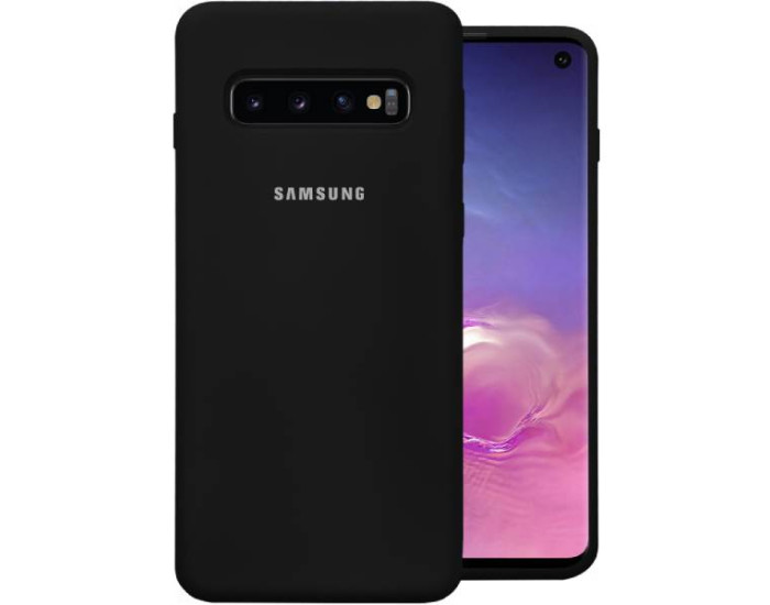 Чехол-силикон оригинал Full Soft Matte Samsung G975 S10 Plus Black