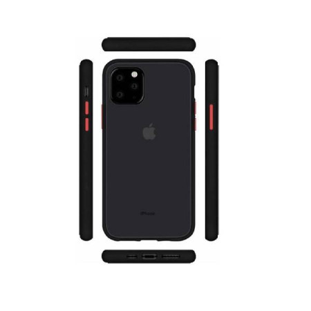 Чехол-силикон Mercury Peach Garden iPhone 11 Pro Black/red