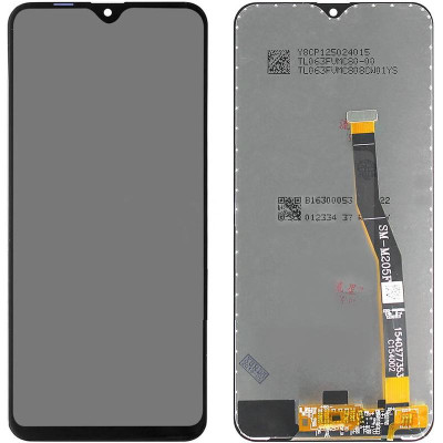 Дисплей з сенсорним екраном (модуль) Samsung M205 Galaxy M20 (2019), чорний, OEM