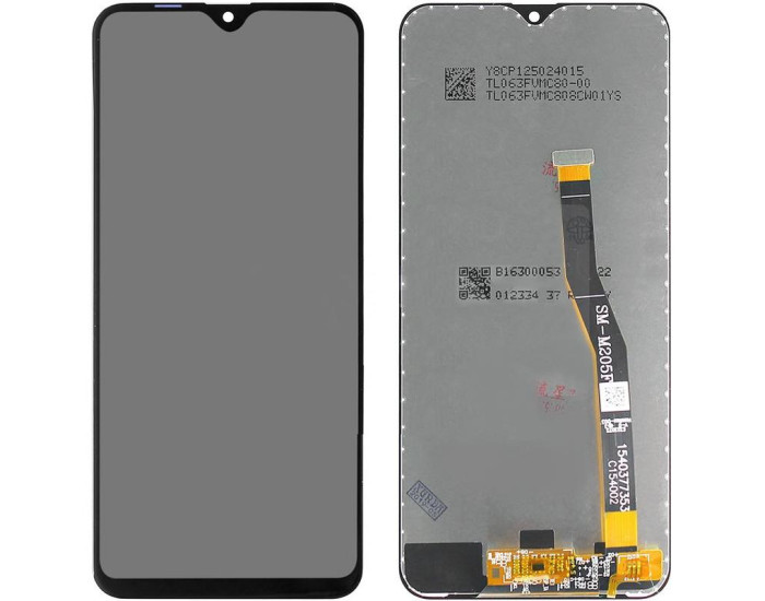 Дисплей з сенсорним екраном (модуль) Samsung M205 Galaxy M20 (2019), чорний, OEM