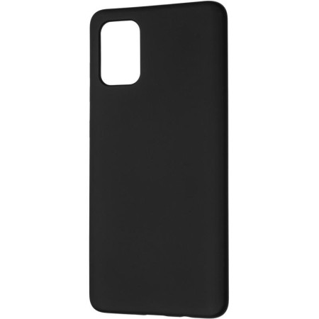 Чехол-силикон оригинал Full Soft Matte Samsung A715 A71 Black
