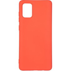 Чехол-силикон оригинал Full Soft Matte Samsung A715 A71 Red