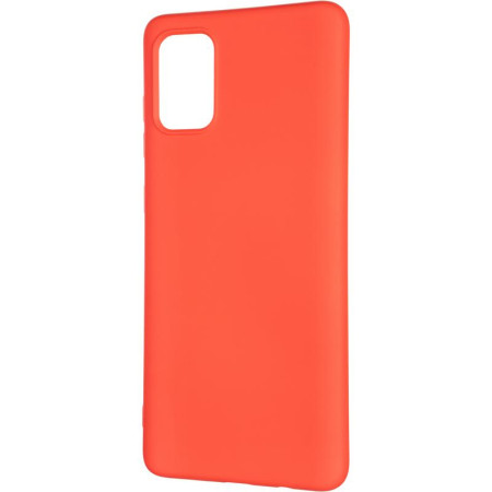 Чехол-силикон оригинал Full Soft Matte Samsung A715 A71 Red