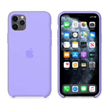 Чехол-силикон оригинал Soft Matte iPhone 11 Pro Lilac Cream