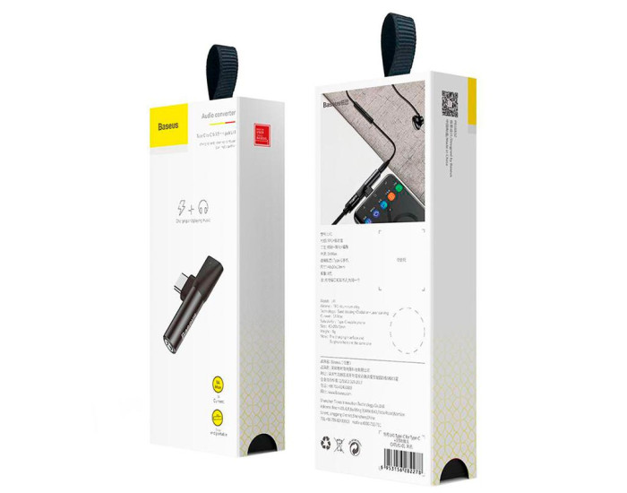 Переходник Baseus L41 Type-C to 3.5 + Type-C
