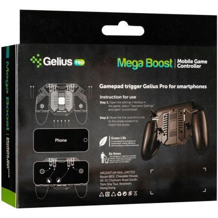 Геймпад для телефона Gelius Pro Boost GP-GT003 Black