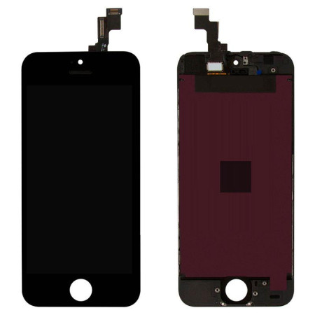 Дисплей с сенсорным экраном (модуль) iPhone 5S iPhone SE, черный, Tianma ESR