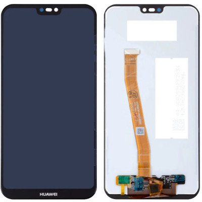 Дисплей з сенсорним екраном (модуль) Huawei P20 Lite, ANE-L21, ANE-LX1, чорний, оригінал
