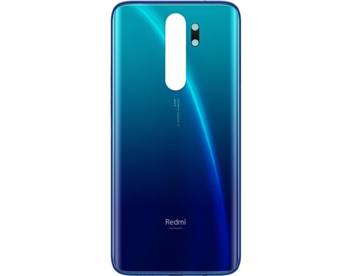 Задняя крышка для Xiaomi Redmi Note 8 Pro, синяя (OR)