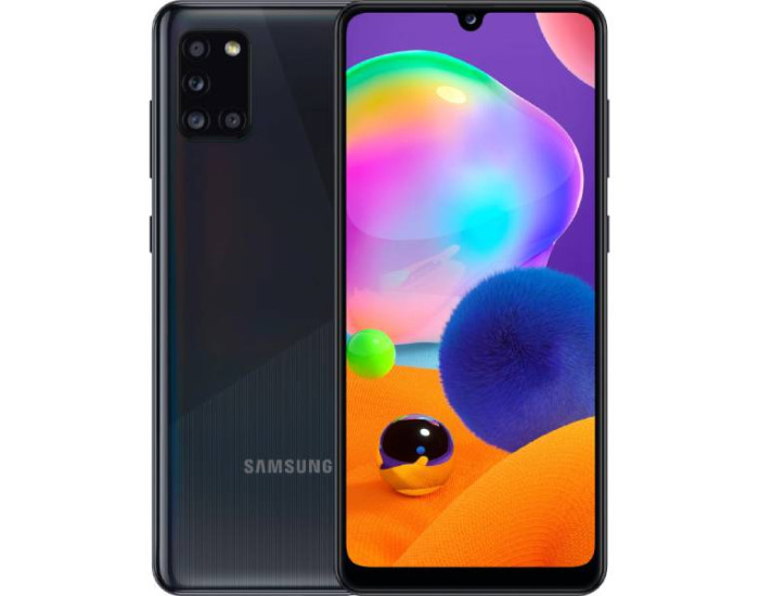 Чехол-силикон оригинал Full Soft Matte Samsung A315 A31 Black