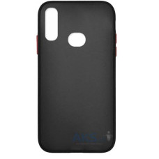 Чехол-силикон Gingle Matte Case Samsung A107 A10s Black/Red