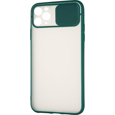 Чохол-силікон Gelius Slide Camera iPhone 11 Pro Max Green
