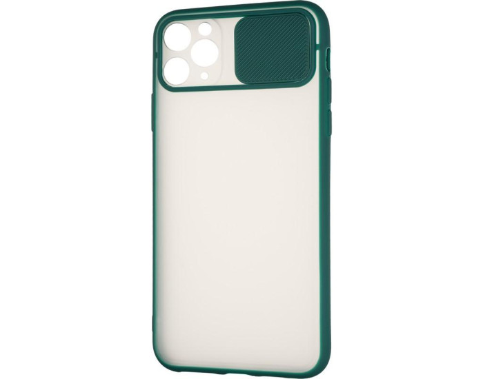 Чехол-силикон Gelius Slide Camera iPhone 11 Pro Max Green