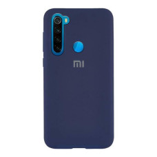 Чехол-силикон оригинал Full Soft Matte Xiaomi Redmi Note 8 Blue