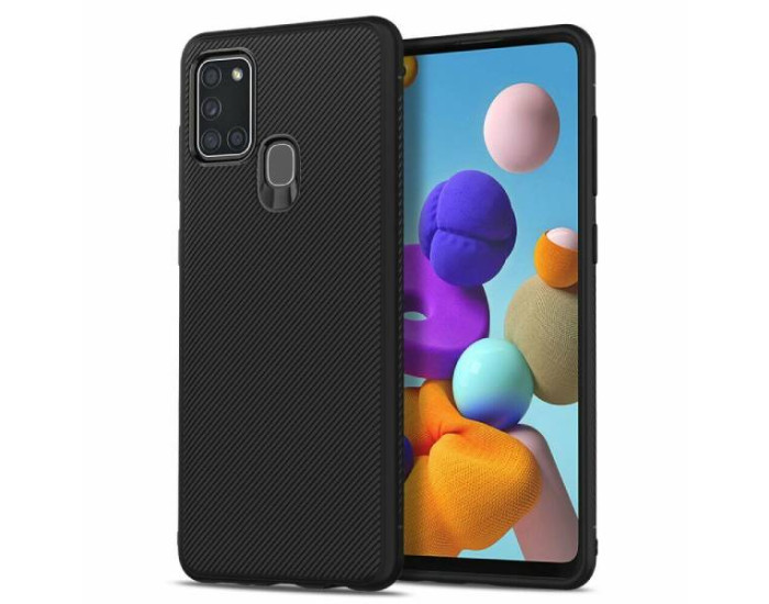 Чехол-силикон Full Soft Case Samsung A217 A21s Black