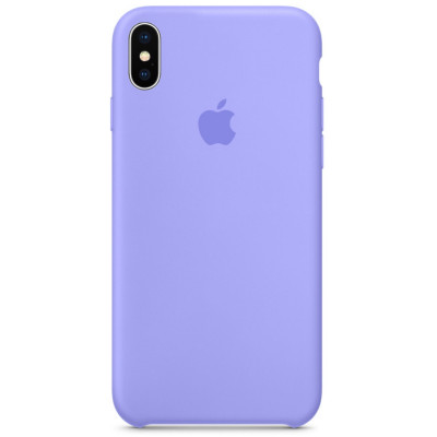 Чехол-силикон оригинал Soft Matte iPhone X / XS Lilac Pride