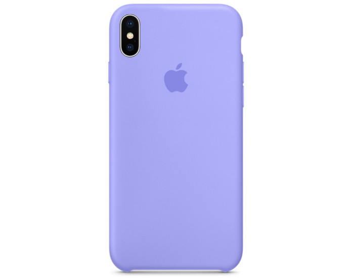 Чехол-силикон оригинал Soft Matte iPhone X / XS Lilac Pride