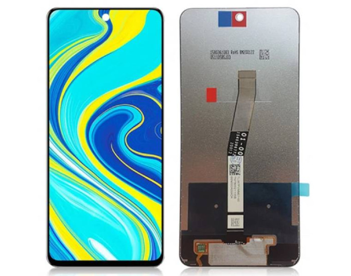 Дисплей з сенсорним екраном (модуль) Xiaomi Redmi 10X 4G /Redmi Note 9, чорний, High Copy