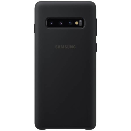 Чехол-силикон оригинал Full Soft Matte Samsung G973 S10 Black (Класс А)