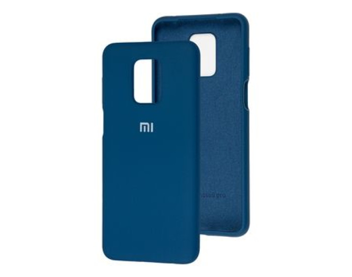 Чехол-силикон оригинал Full Soft Case Xiaomi Redmi Note 9 Pro Max / Note 9 Pro / Note 9S Navy Blue