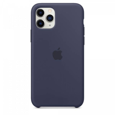 Чехол-силикон оригинал Soft Matte Full Camera iPhone 11 Pro Max Midnight Blue