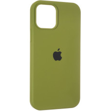 Чехол-силикон оригинал Full Soft Matte iPhone 12 /12 Pro, Pine green