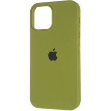 Чехол-силикон оригинал Full Soft Matte iPhone 12 /12 Pro, Pine green