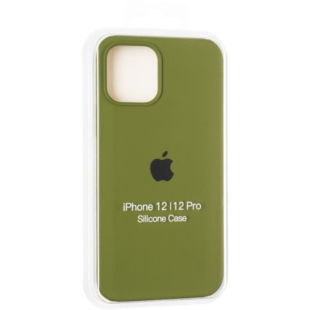 Чехол-силикон оригинал Full Soft Matte iPhone 12 / 12 Pro Pine Green