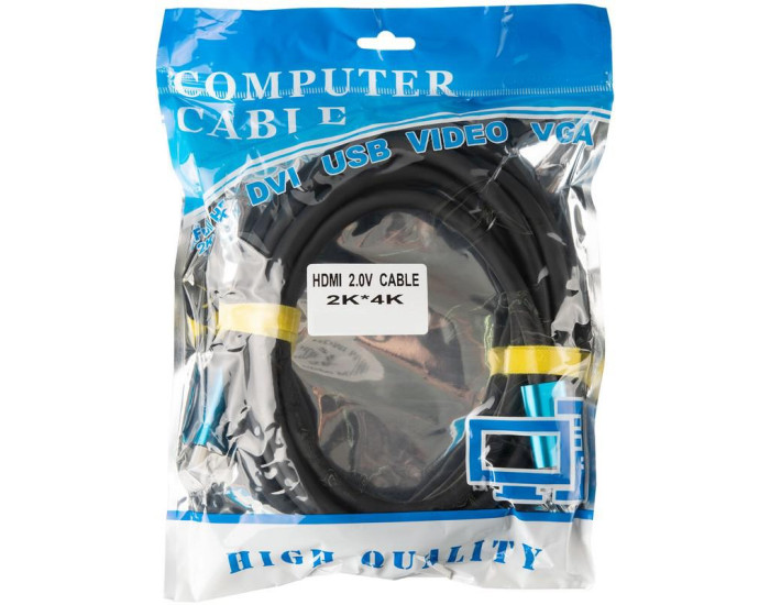 Кабель HDMI-HDMI v2.0 (UHD/4K) 1,5m