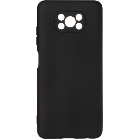 Чехол-силикон оригинал Full Soft Case Xiaomi Poco X3 / X3 Pro / X3 NFC Black