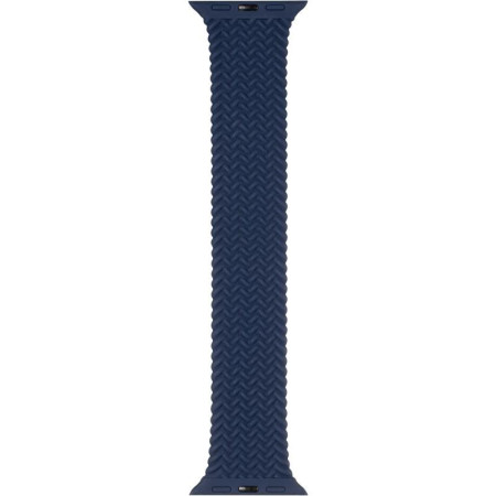 Ремешок для Apple Watch Braided Solo Loop Band Series 38/40 mm (L Size) (Синий / Dark Blue) (Класс B)