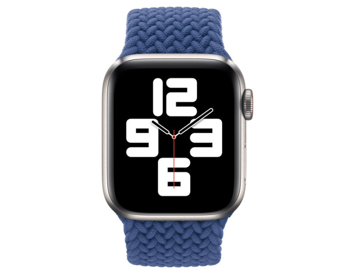 Ремешок для Apple Watch Braided Solo Loop Band Series 38/40 mm (L Size) (Синий / Dark Blue)